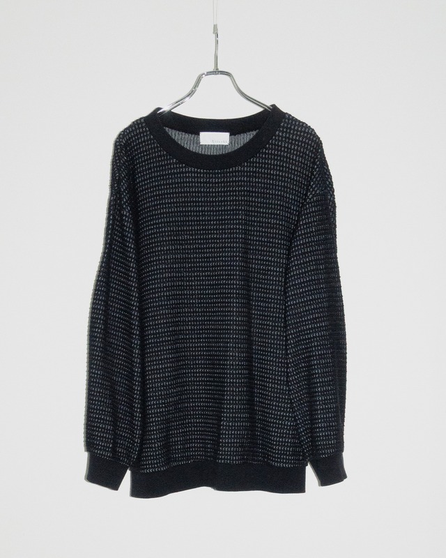 Waffle Knit Over Pullover