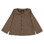 【Maison Marelle / 予約 10/23〆切】Shirt MONCEAU - brown tiles