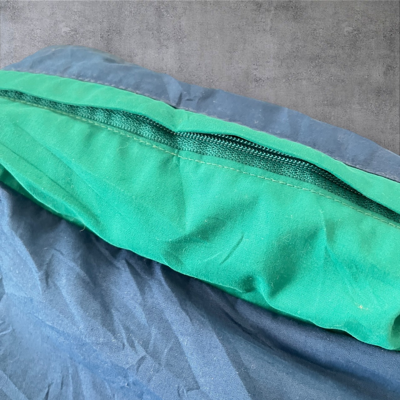 90s London FOG China Color Block Nylon Jacket