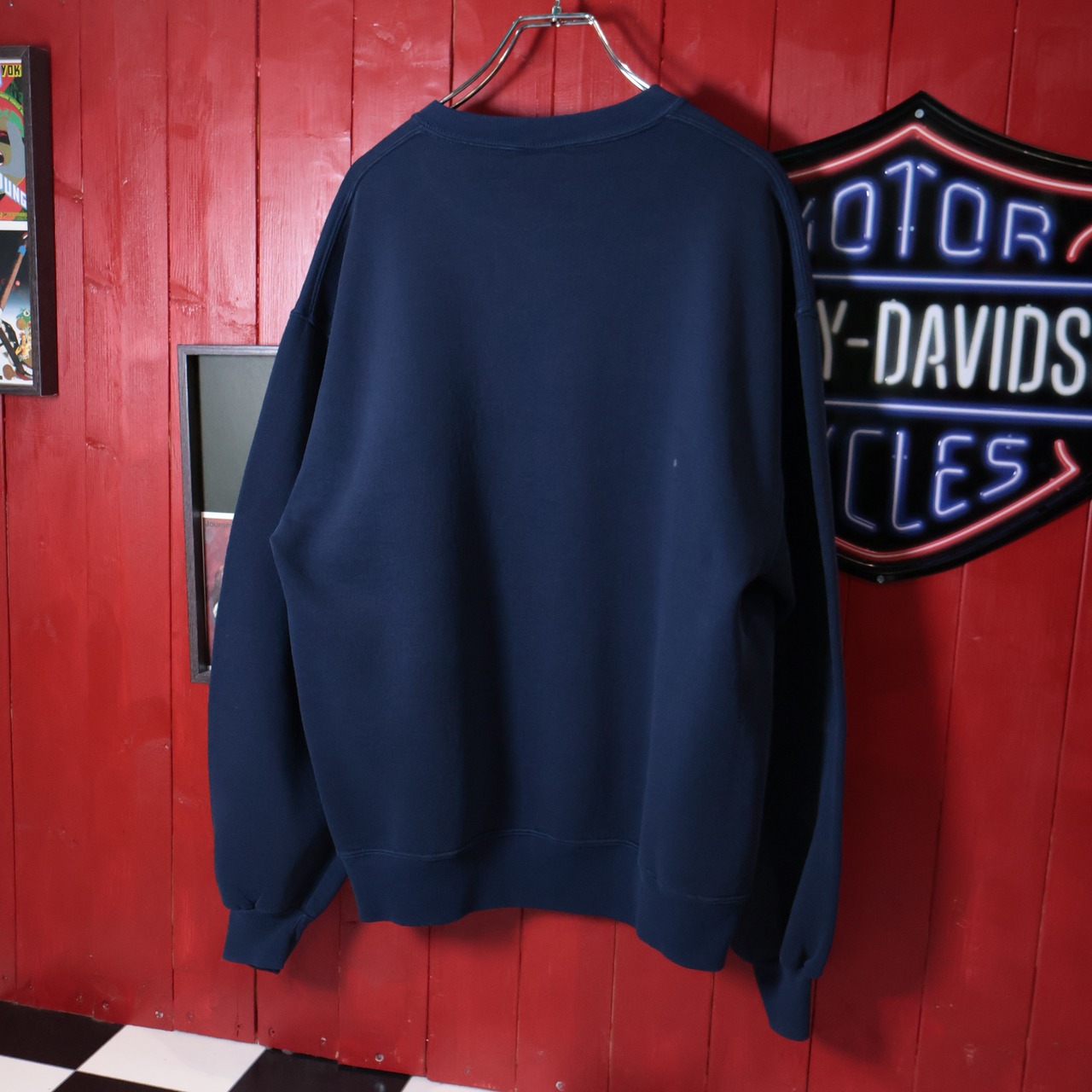 【90s USA製】RUSSELL ATHLETIC PENN STATEカレッジスウェット　ネイビー　L ラッセル