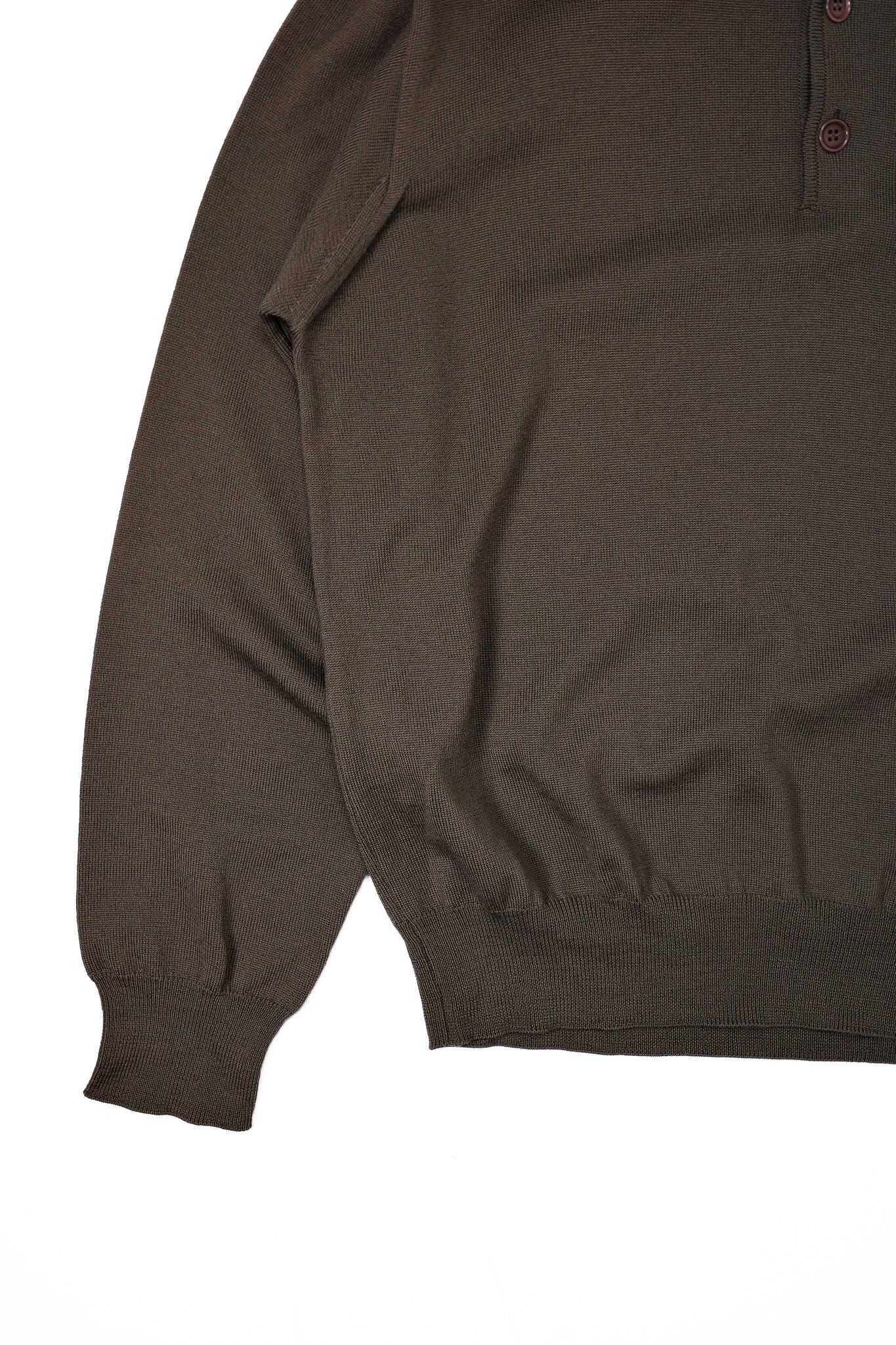 1990's] “Giorgio Armani Le Collezioni” Merino Wool Full-Fashioned