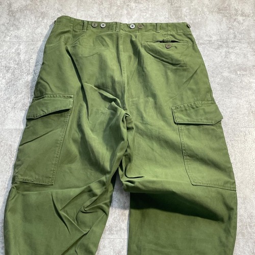 60s スウェーデン軍 実物 M-59 フィールドパンツ C54 w34 詳細写真16