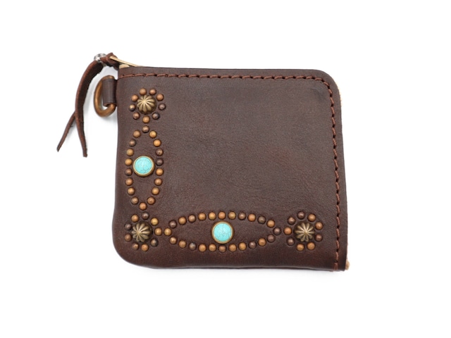 L ZIP  STUDS WALLET (INFINITE ELLIPSE)