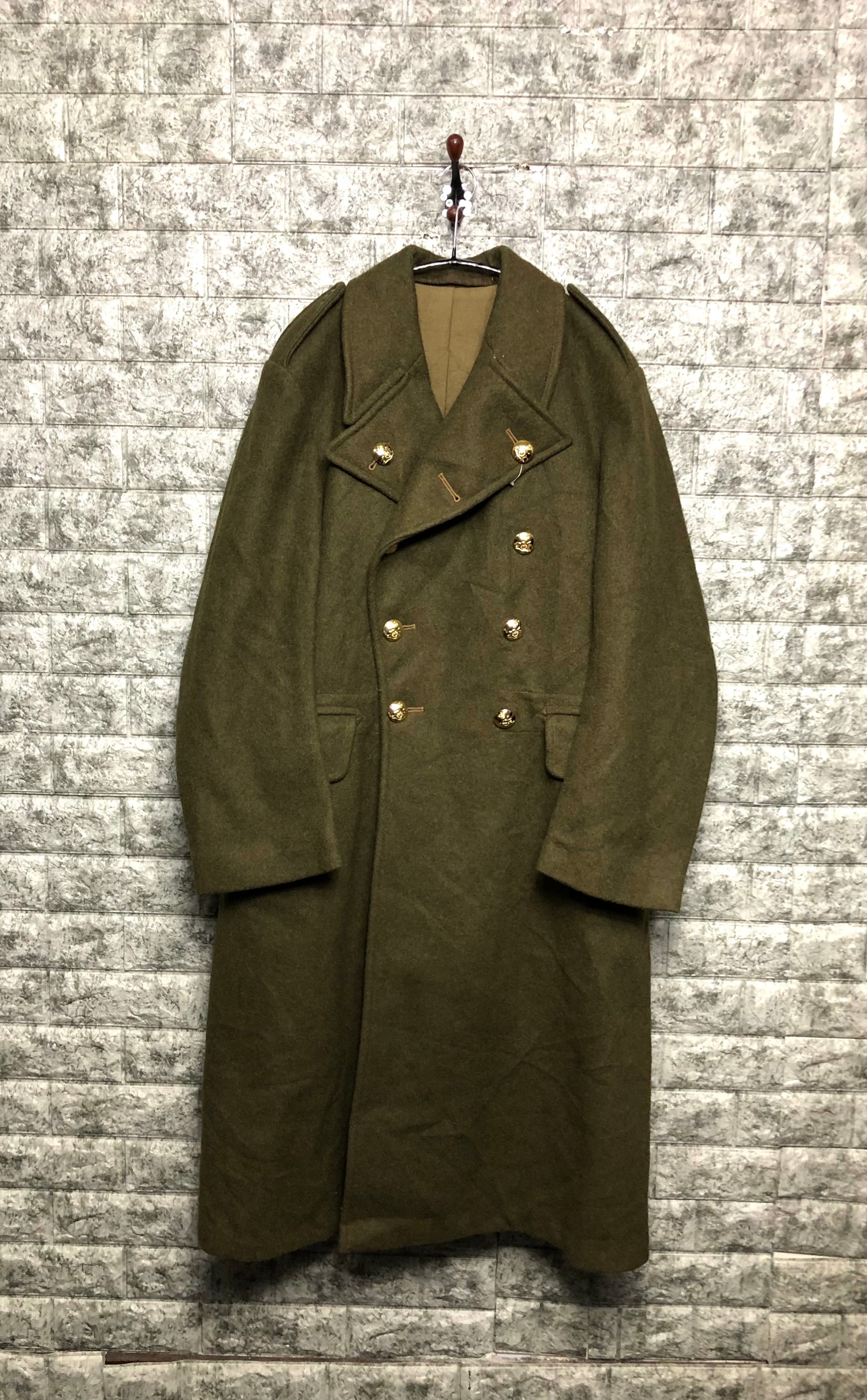 フランス軍貴重 1950s Britesh P-Coat イギリス軍 ポリスマン 実用品