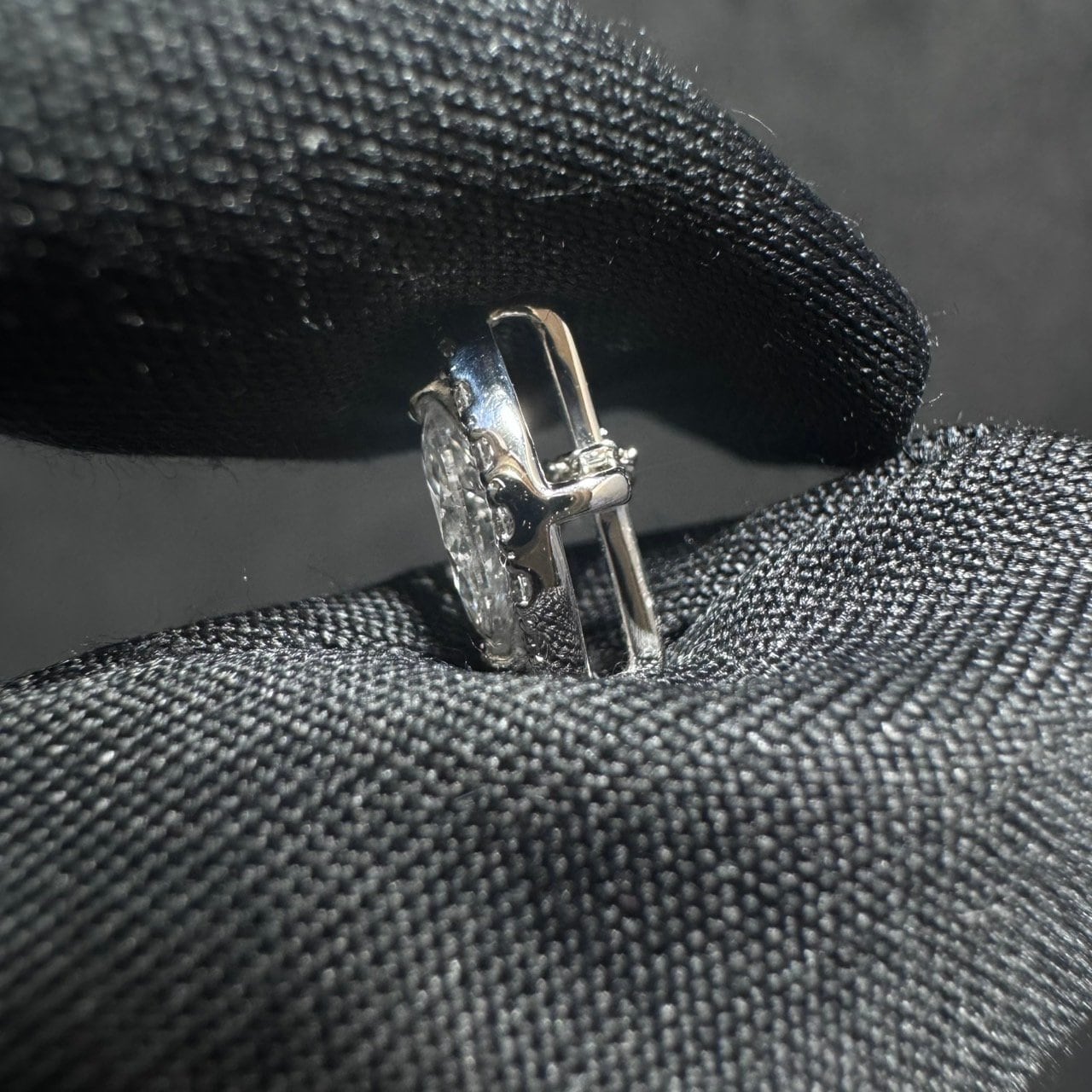 CGLソーティング付】Pt900 0.216ct マーキスカットダイヤモンド