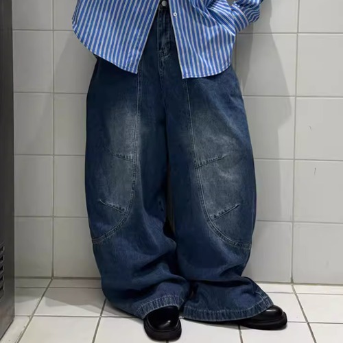 ウォッシュドバルーンデニムパンツ ・20551