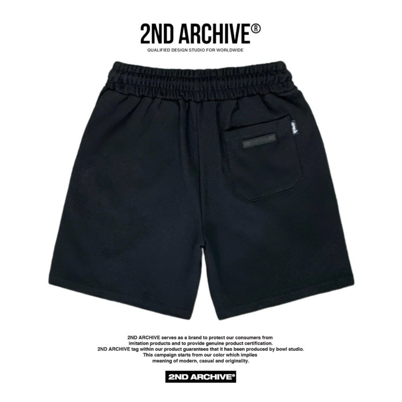 2ND026 2NDARCHIVE 短パン 韓国ファッション オーバーサイズ ユニセックス