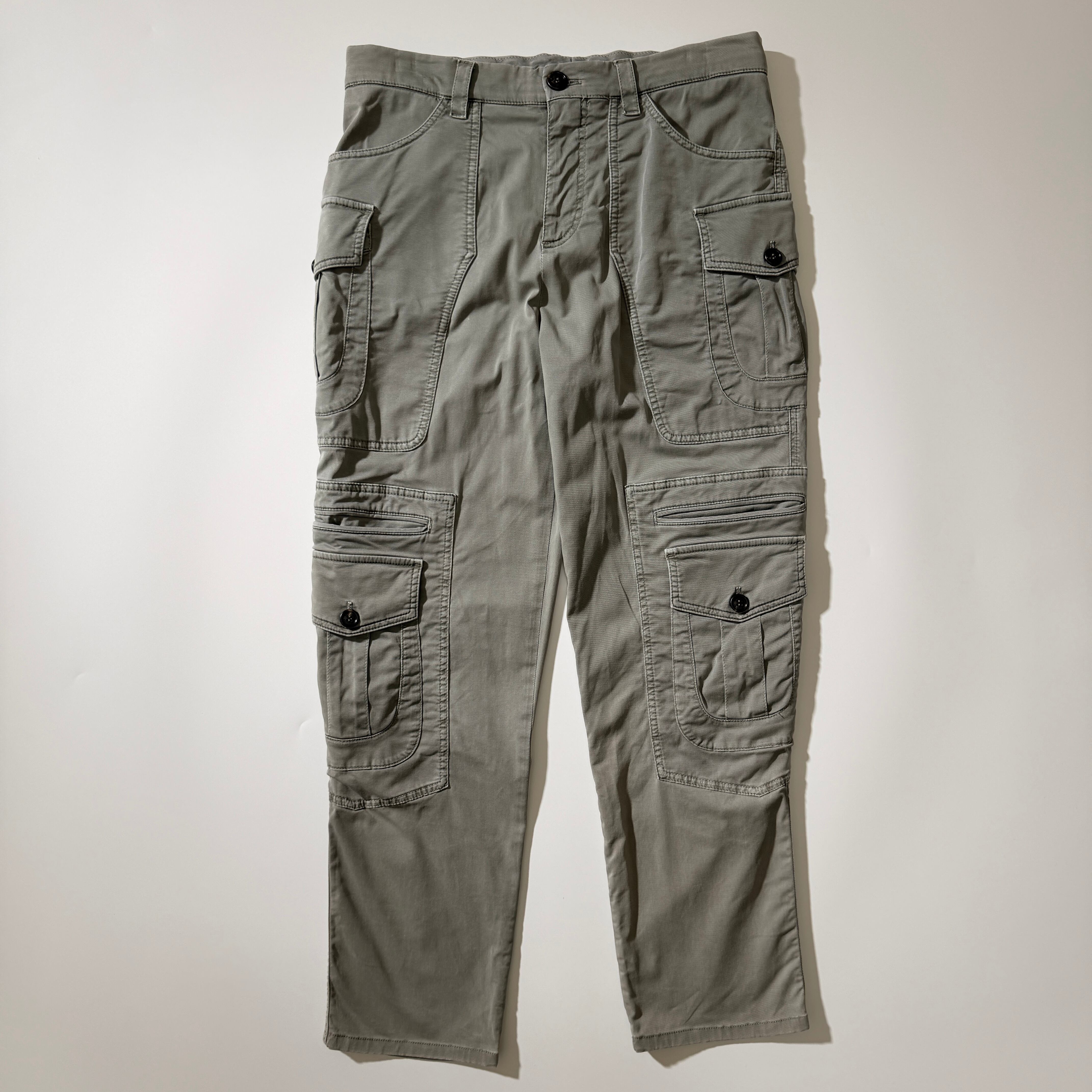 パンツ BRUNELLO CUCINELLI AVIATOR Cargo Pants Brunello Cucinelli Aviator Cargo Pants Khaki 44 | ASSET VINTAGE