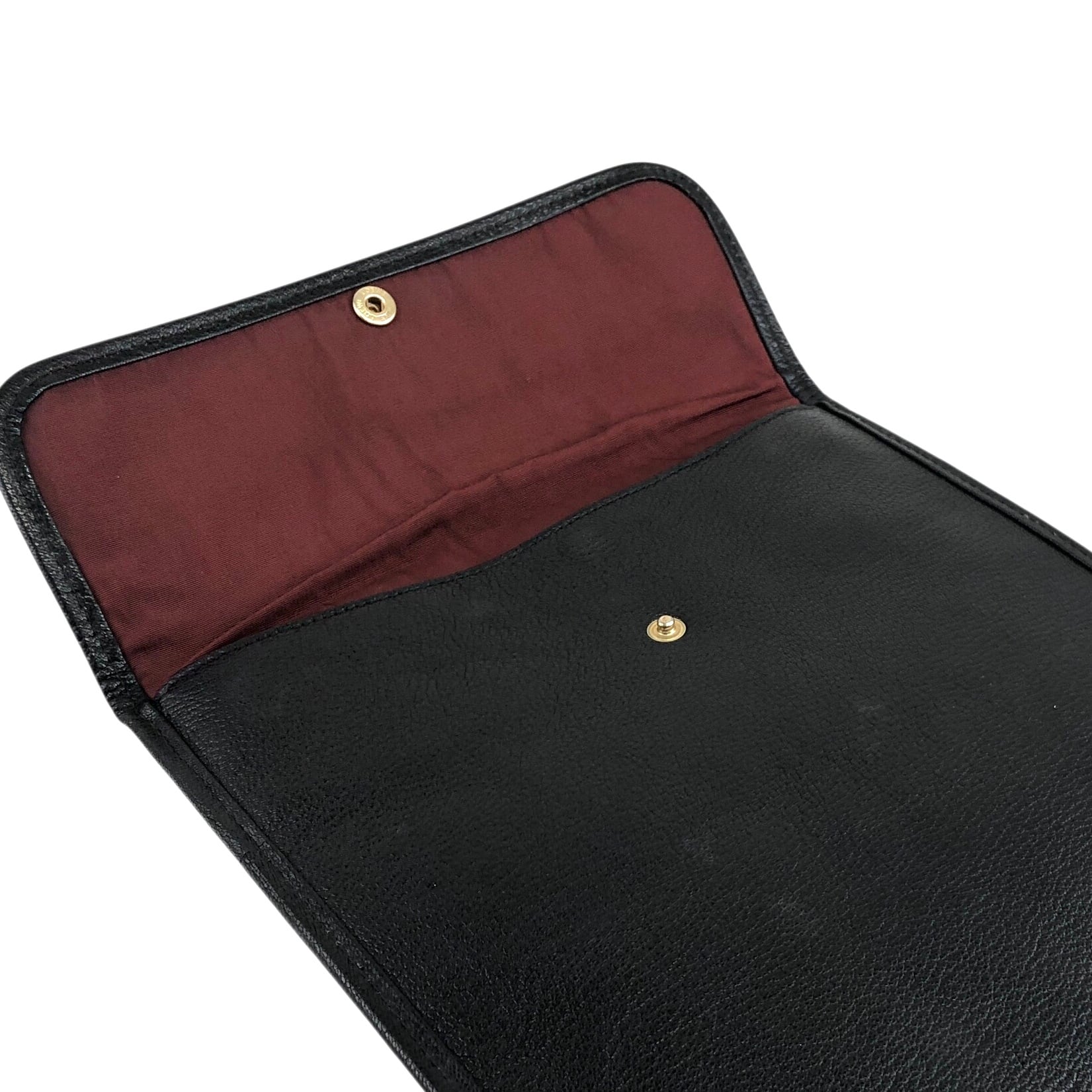 LOEWE ロエベ   ショルダーバッグ ブラック ボタン レザー  5ahv4g LOEWE ロエベ ショルダーバッグ ブラック ボタン レザー vintage