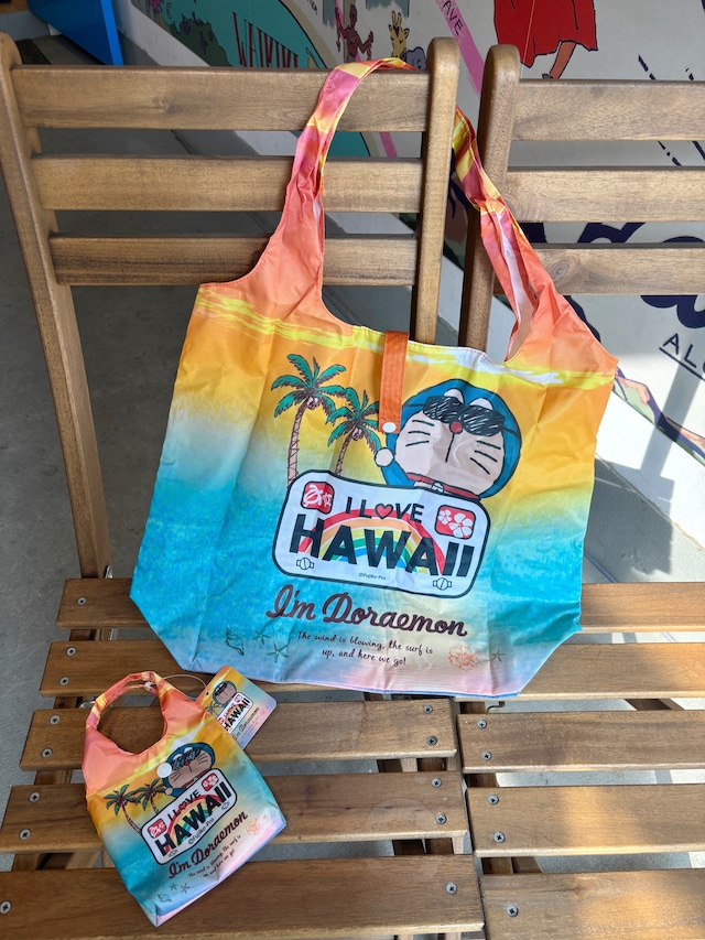 ハワイの人気商品を安心の国内配送で!【ABCストア/abc stores 】ドラえもん エコバッグ ビニールバッグ ショッピングバッグ プールバッグ