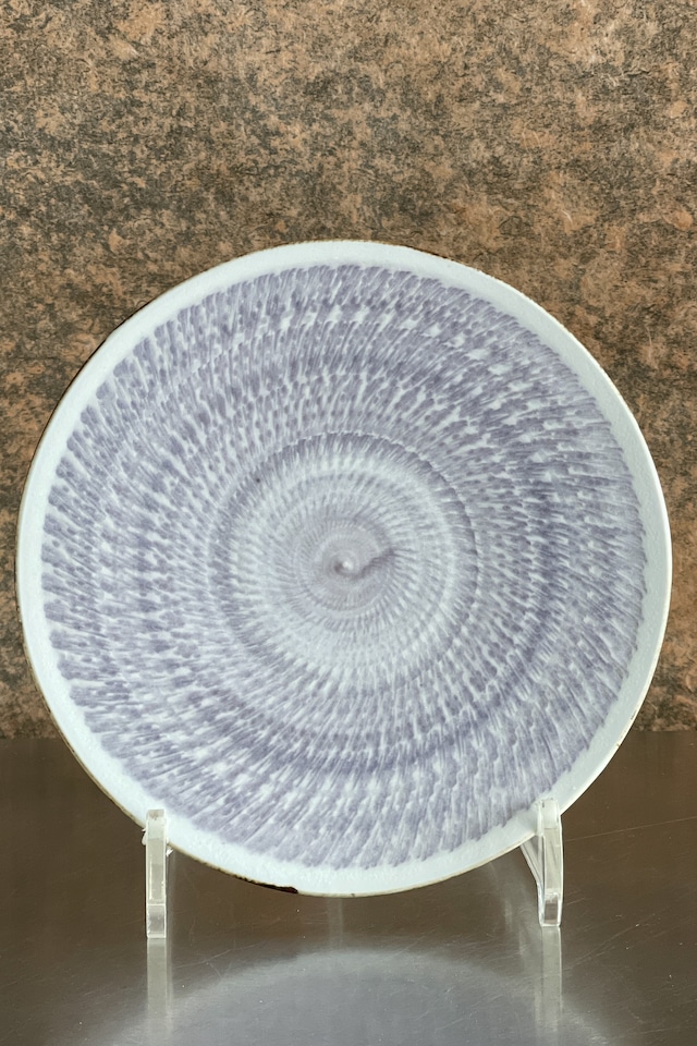 色のうつわ　とびカンナ皿　180　陶芸家 田中信彦作品　tn2601_08c