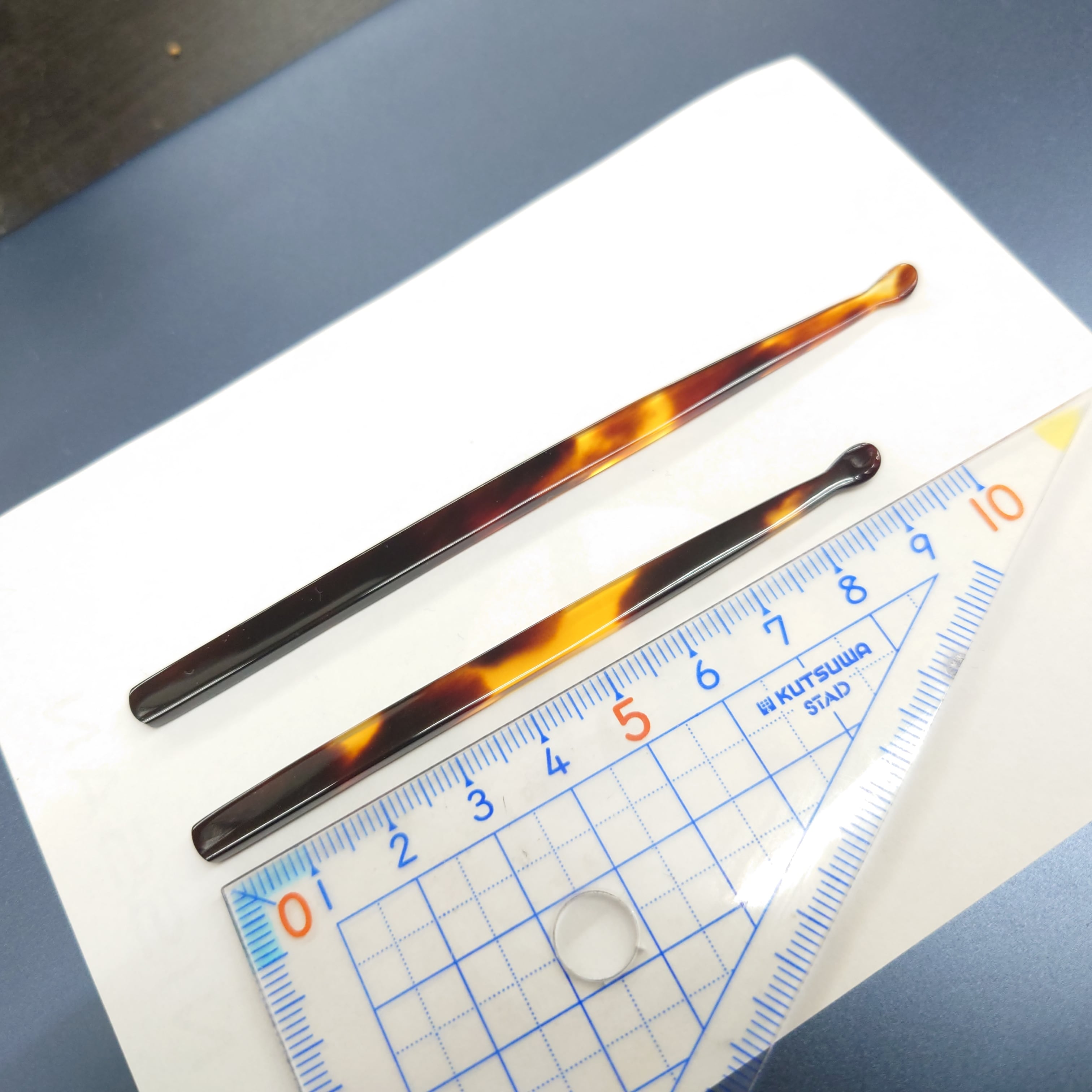 本べっ甲 耳かき ロング | べっ甲アクセサリー「なにわべっ甲