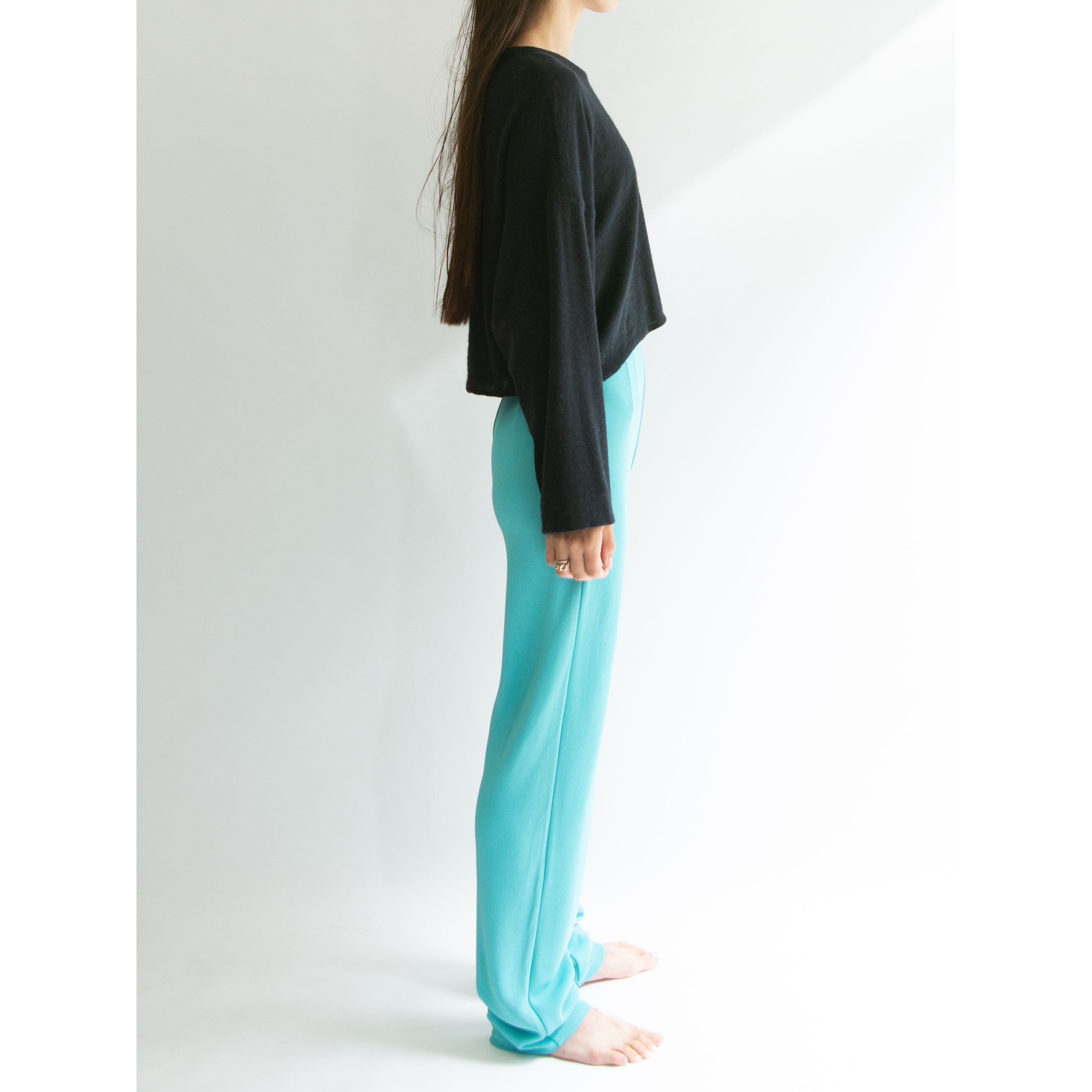 【VALENTINO By MISS DIANNA】Made in Italy 100% Rayon Knit Pants（ヴァレンティノ ミスディアナ イタリア製 レーヨンニットパンツ）