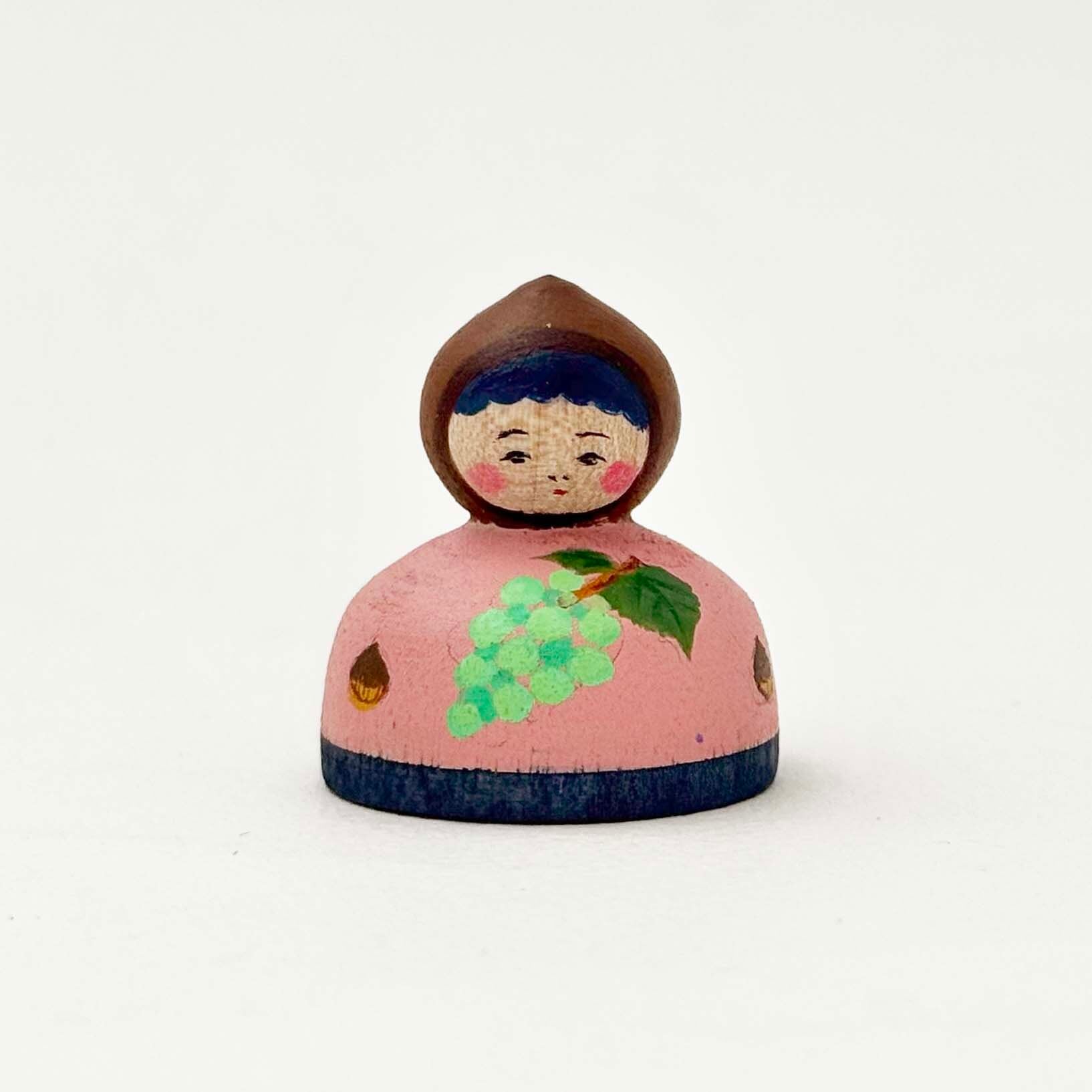 新型フルーツこけし / 笹原綾工人（ピンク）