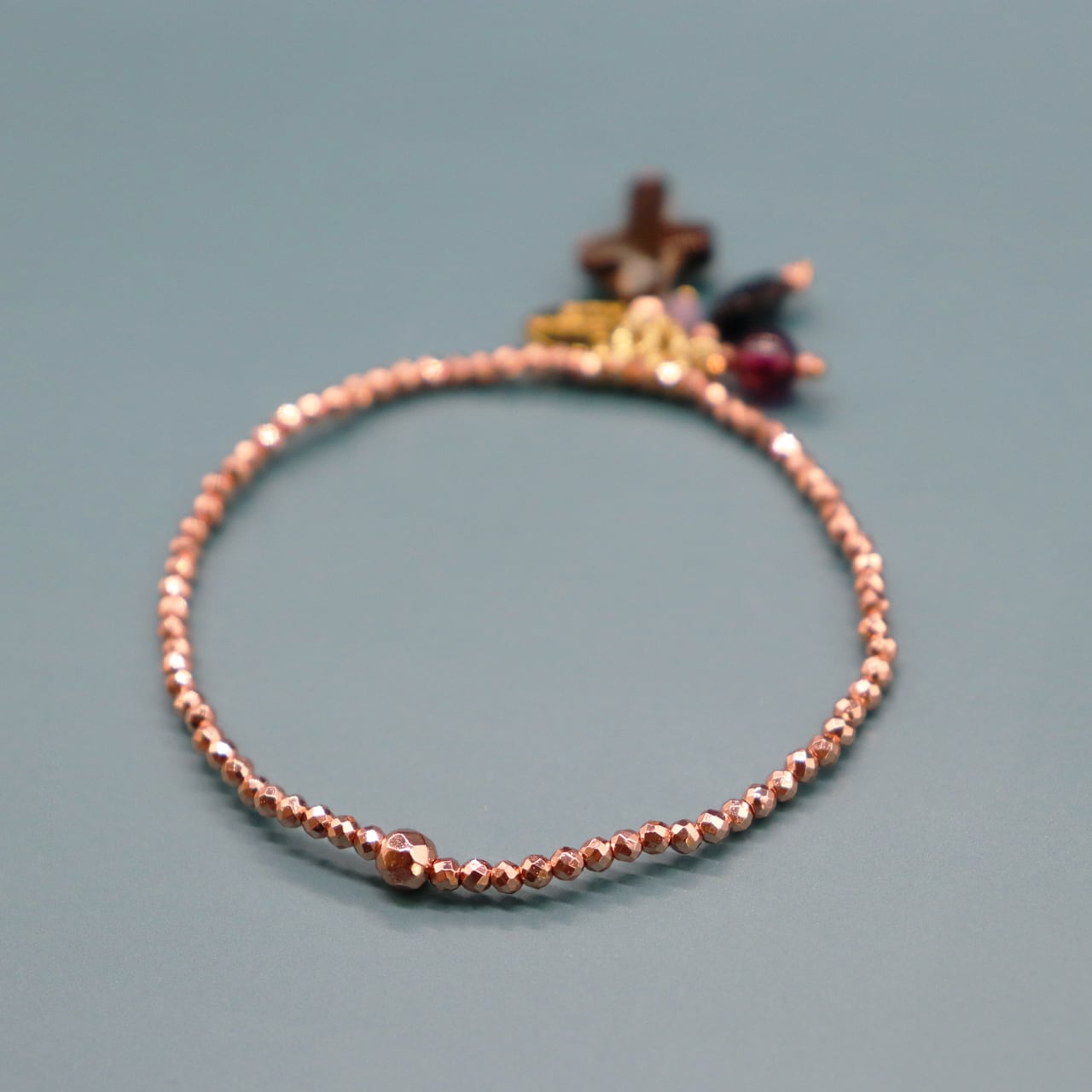 MA・YO・KE・】オレンジヘマタイト×マザーオブパール×オニキス