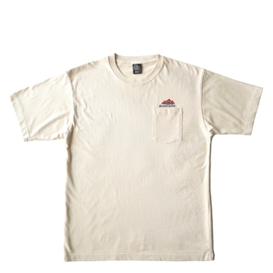 Mountains  OnePoket NEW LOGO T-SHIRT / Vintage beige