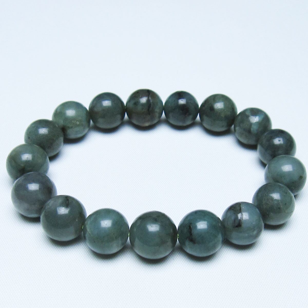 エメラルド ブレスレット 12mm 一点物 メール便可 [M便 1/10] 111-46067