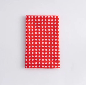 かまわぬ てぬぐい 「地染め豆絞り 赤」