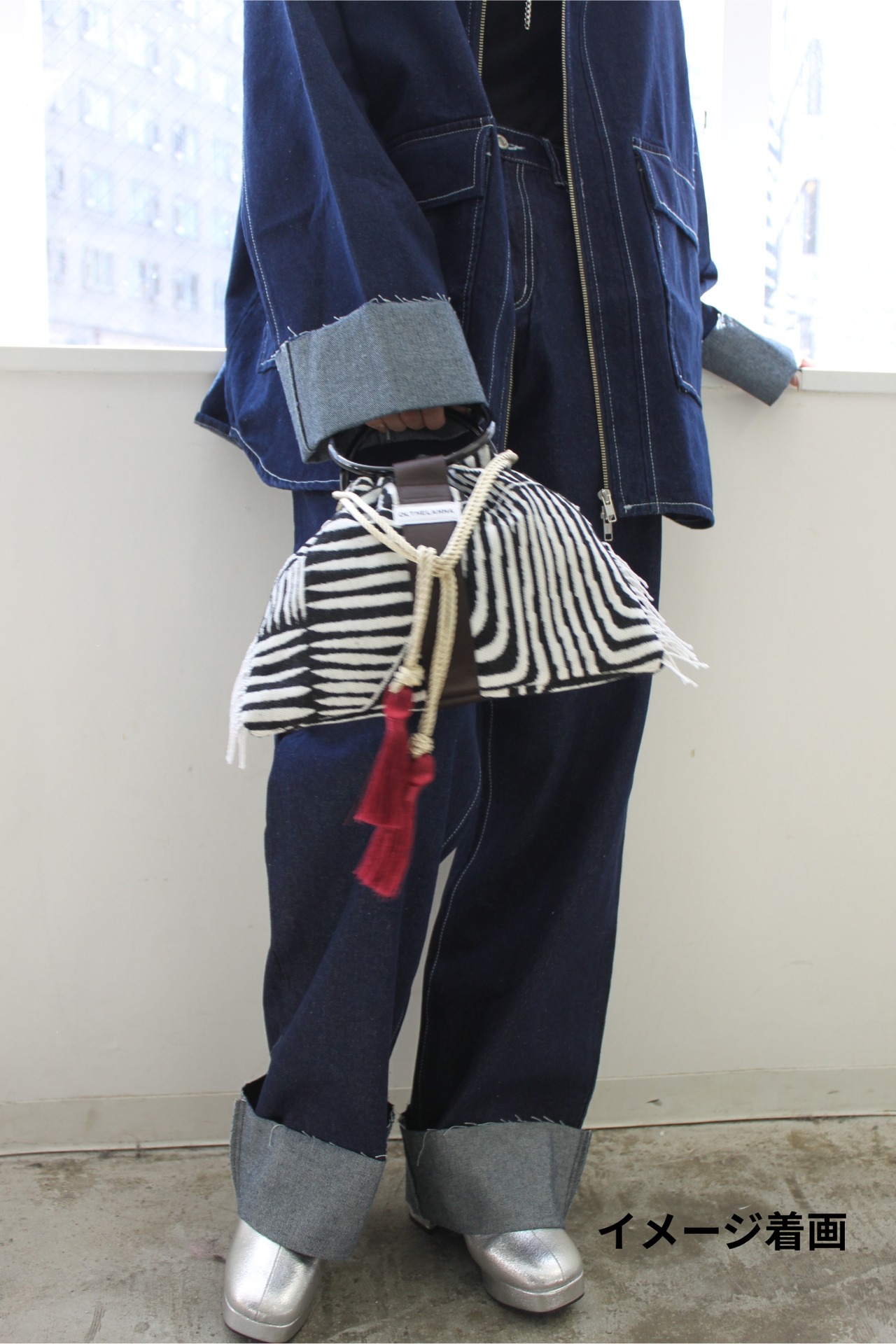 BrushArt Ring Bag-Black×Green