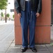 J.PRESS ORIGINALS "  PIPED STEM１TUCK DENIM PANTS ( INDIGO )"