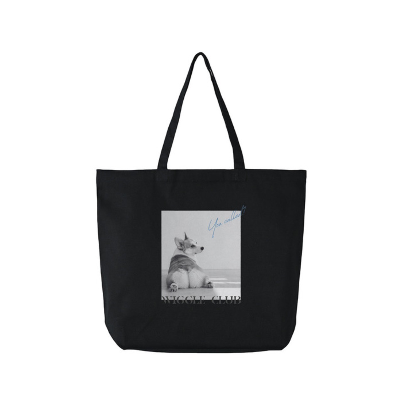 YOU CALLED? Tote bag -Black-　[G0007]