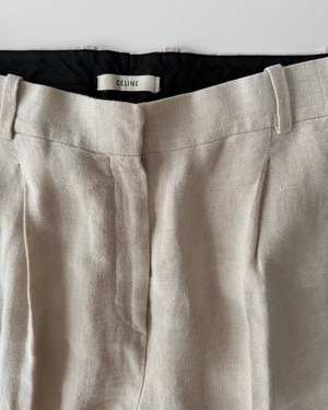 CÉLINE by Phoebe philo　LINEN TROUSERS