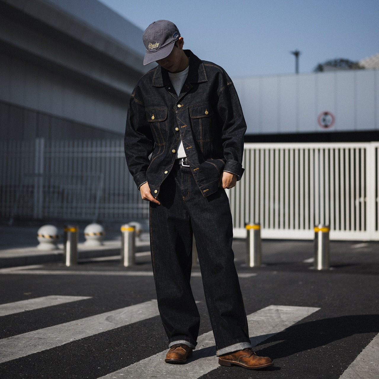 1950sヘリテージ・15ozセルビッチライダーデニムジャケット K5631 - 9