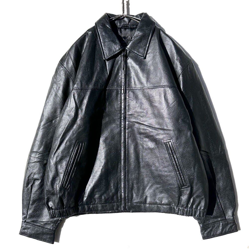 WILLIAM BARRY] Vintage Single Leather Jacket [1990s-] Vintage