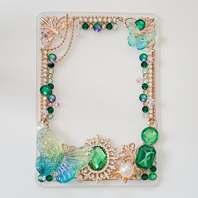 №088 飾れる!持ち歩ける!硬質カードケース デコ 硬質ケース