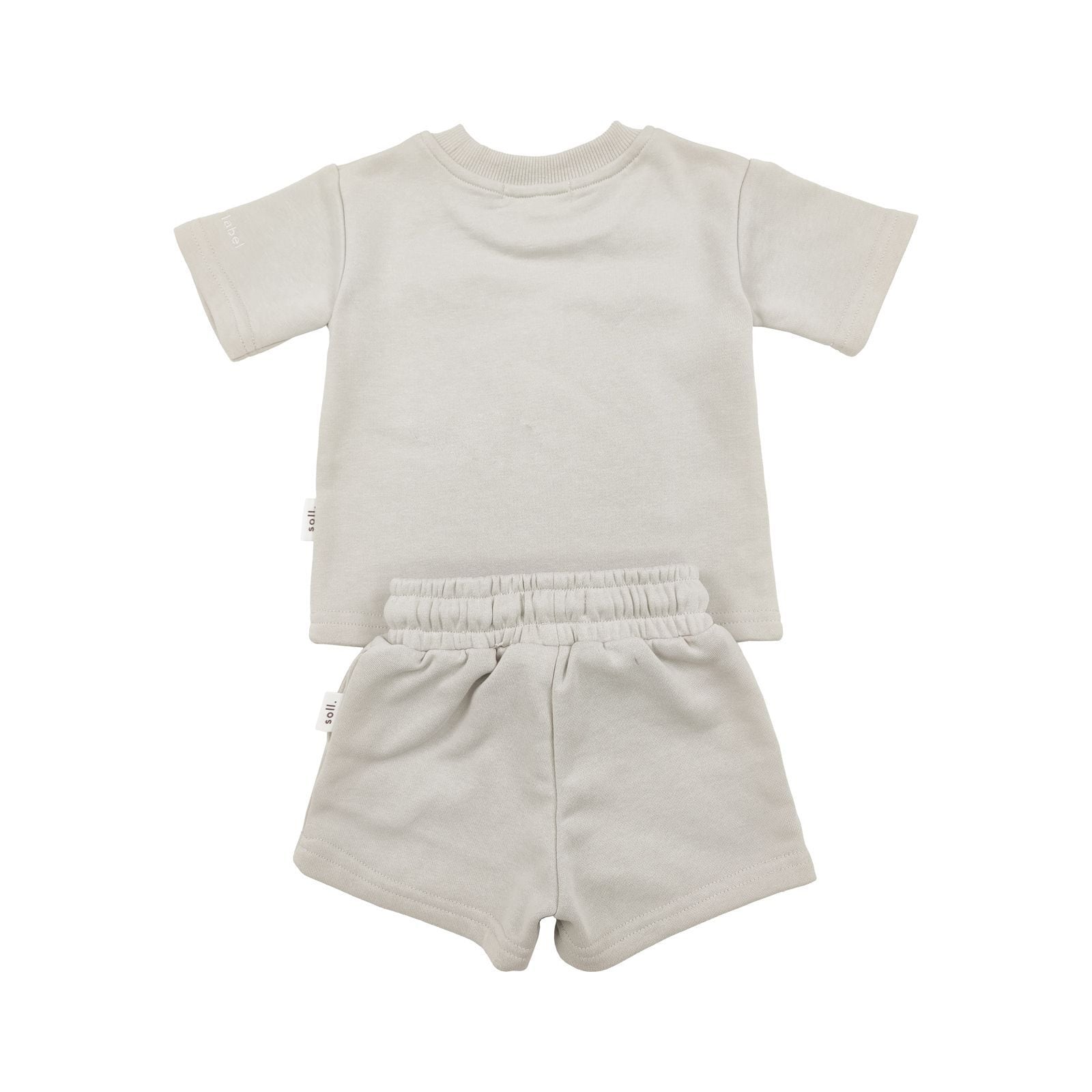 soll. the label】Kids French Terry Set - Mushroom Oat | ito 