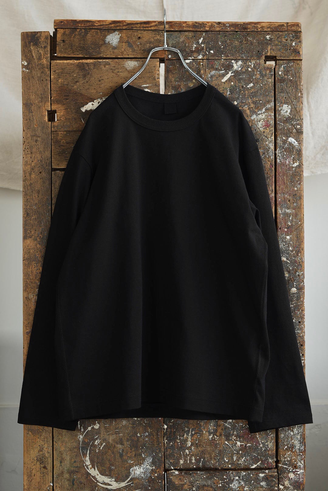 TUKI - 原田服飾研究所 - LONG SLEEVE T (BLACK)