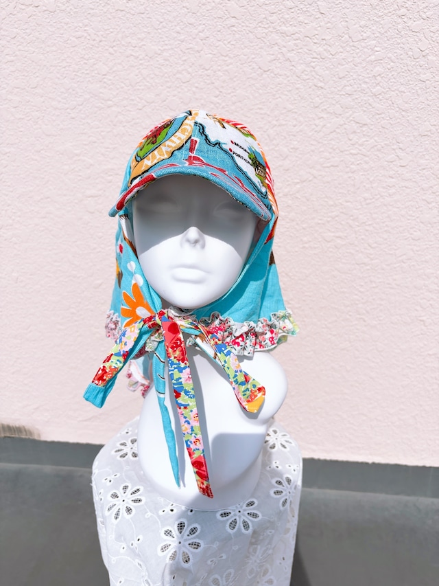 2wy babushka cap レトロ猫