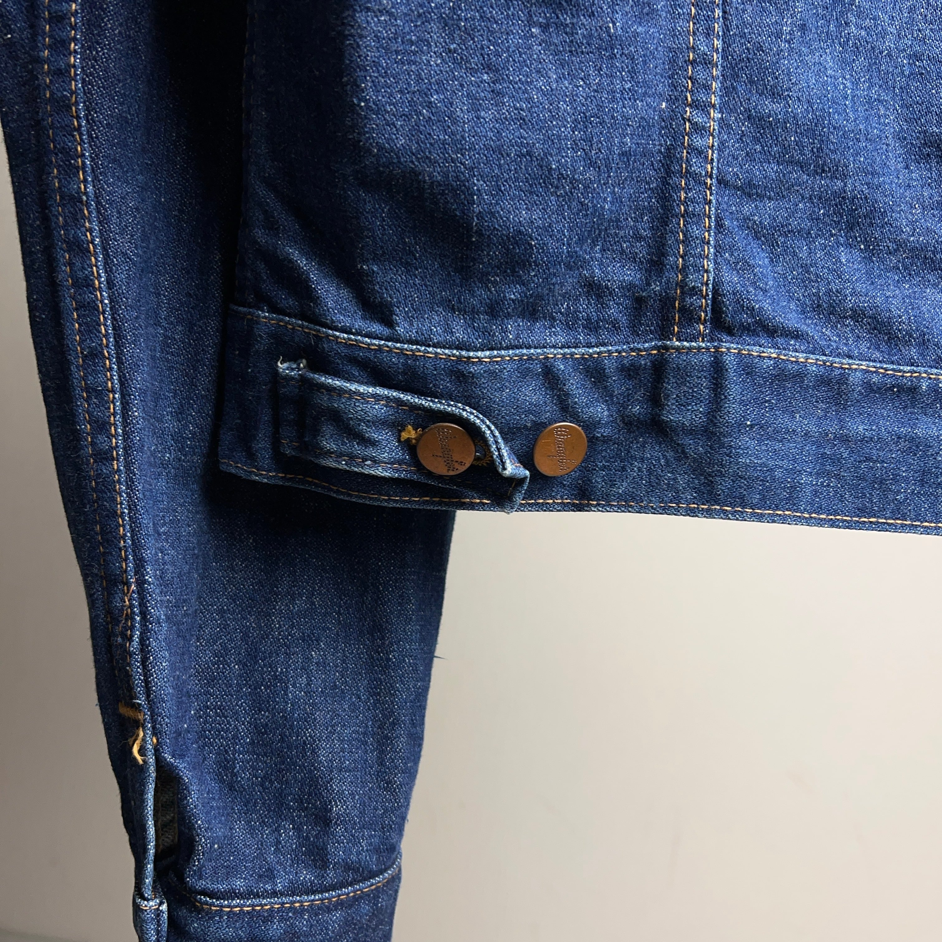 1970's Wrangler 124MJ INDIGO DENIM JACKET 70年代 黒タグ ラングラー