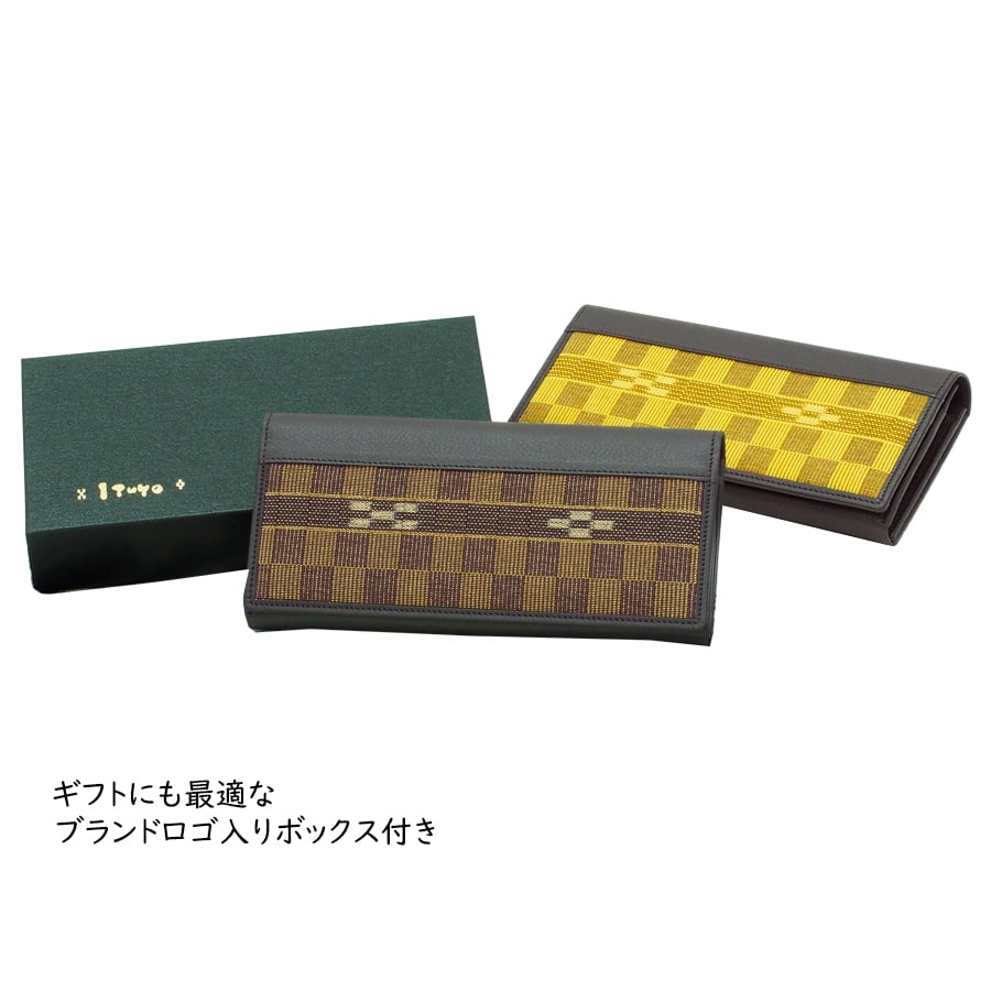 L字ファスナー長財布 牛革 金糸 [ITUYO]【送料無料】 | あざみ屋 公式