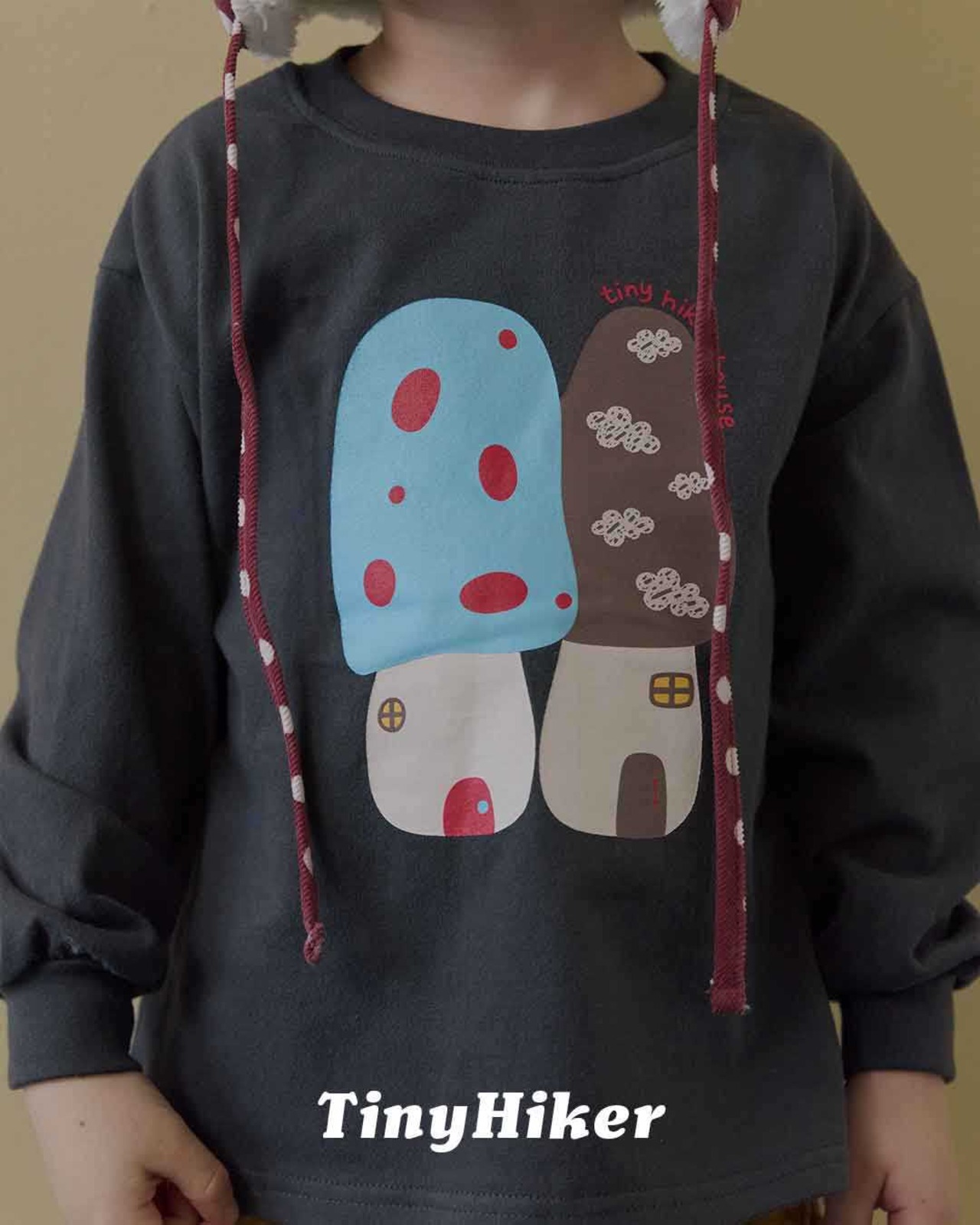 〖取寄〗韓国子供服 / 26winter / TinyHiker / マッシュルームT / キッズ *XS~XL*