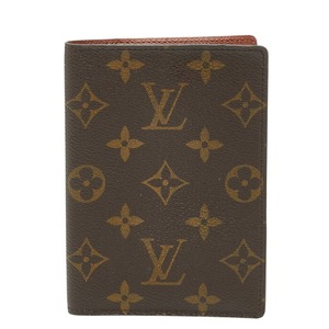 ルイ ヴィトン モノグラム クーヴェルテュール パスポール パスポートケース M60188 ブラウン PVC レディース LOUIS VUITTON 【中古】