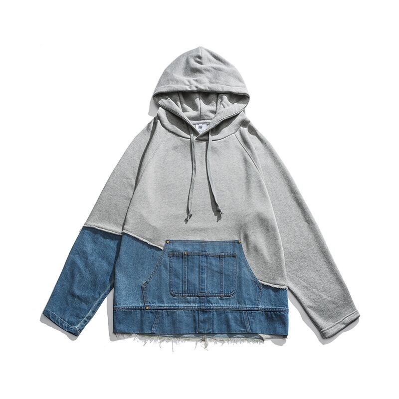 Yidao Vintage Spring ese Style Contrasting Color Splicing Pullover Men's Loose Trendy All-match Jacket-Alibaba スプリング 春物 ビンテージ hip6-161197207444844