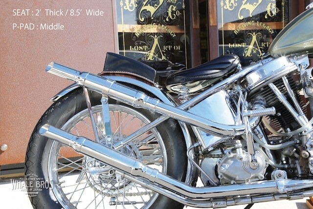 60sトラディション ソロシート & ピリオンパッド セット(BW03)