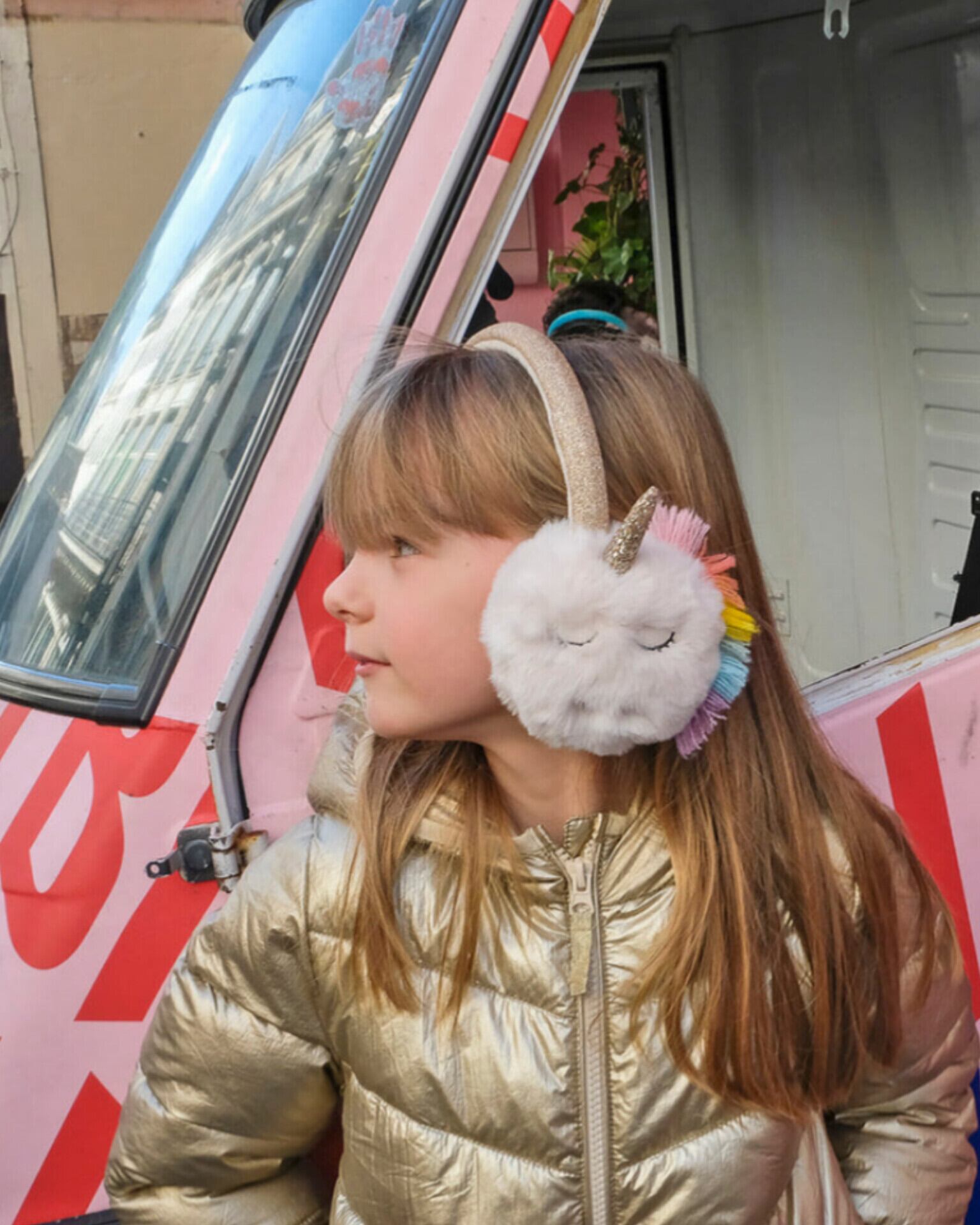 【Rockahula】RAINBOW UNICORN EARMUFFS-MULTI / E2289M