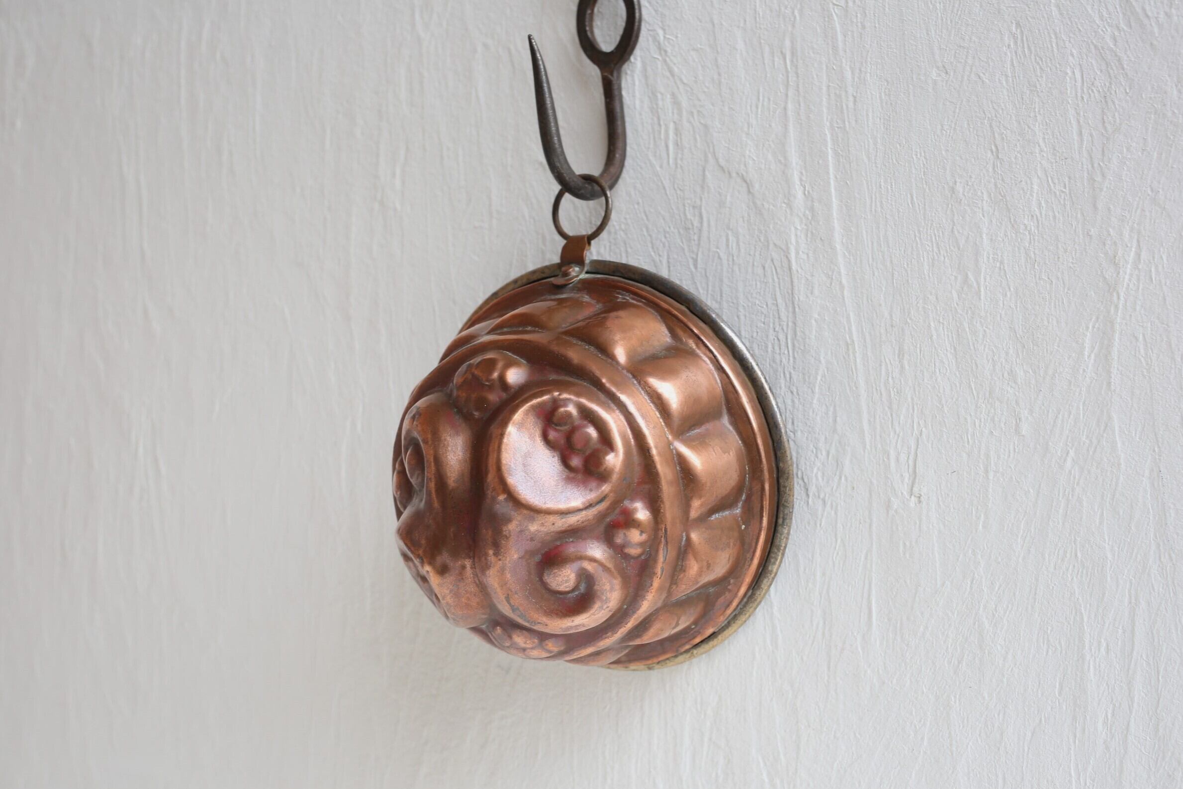 フランス アンティーク ヴィンテージ お菓子型 コッパーモールド モールド N-04311