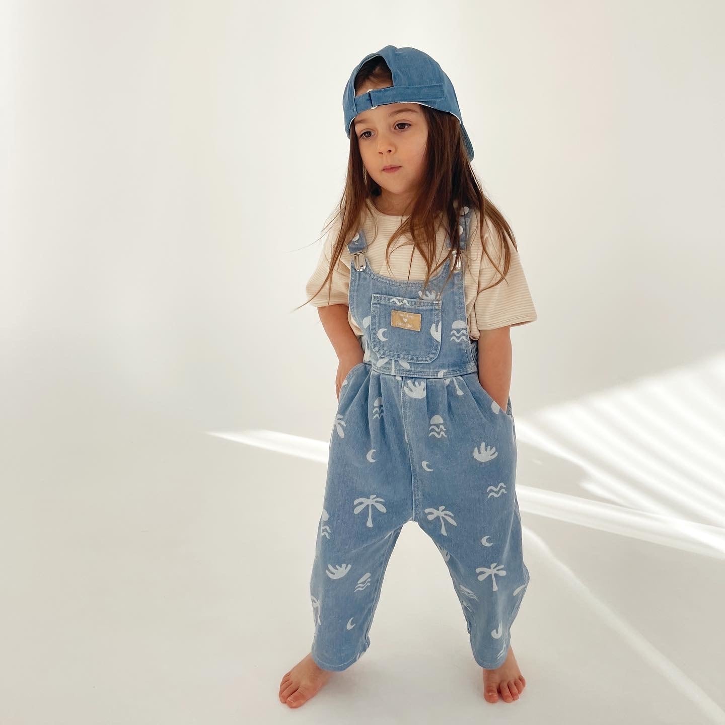 【TWIN COLLECTIVE×bamlovesboo】Bowie Bubble Overall - Cali Print Demim | ito.  powered by BASE