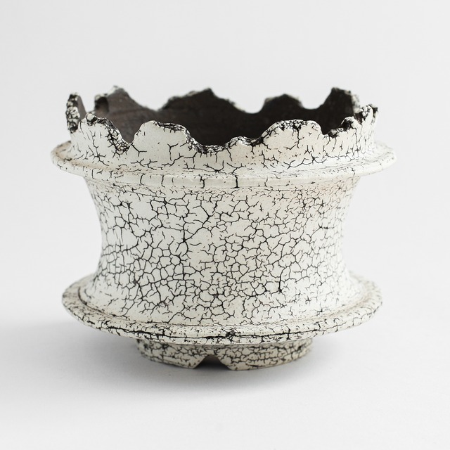 -罅化粧- Bowl Pot(中根楽) ※Large No,007