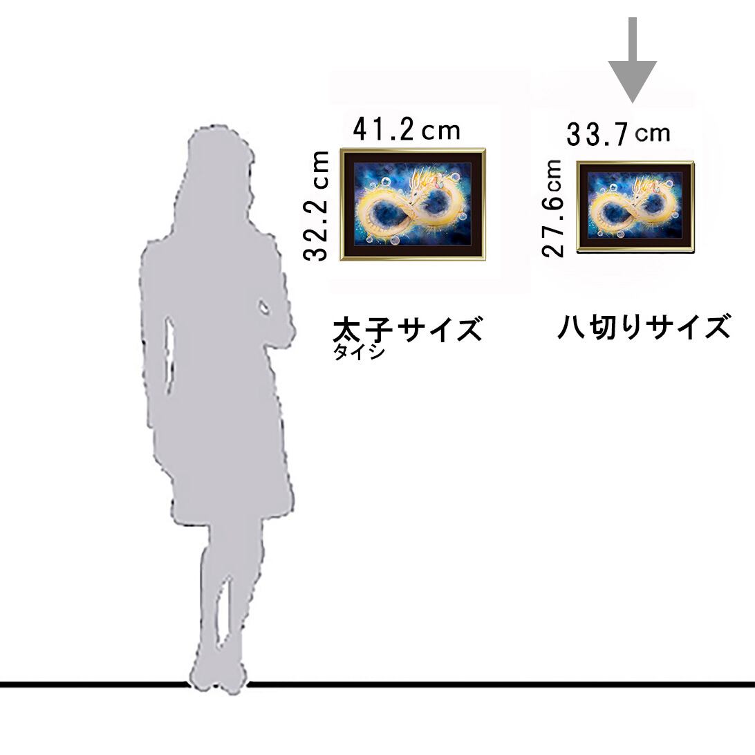 鮭の油絵【鮭の夢】作者サイン入り/真作/F4号キャンバス 2025年