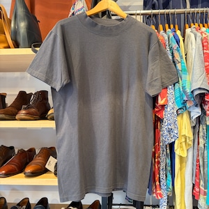 TRU-SPEC MOC NECK T-SHIRT GRAY USA