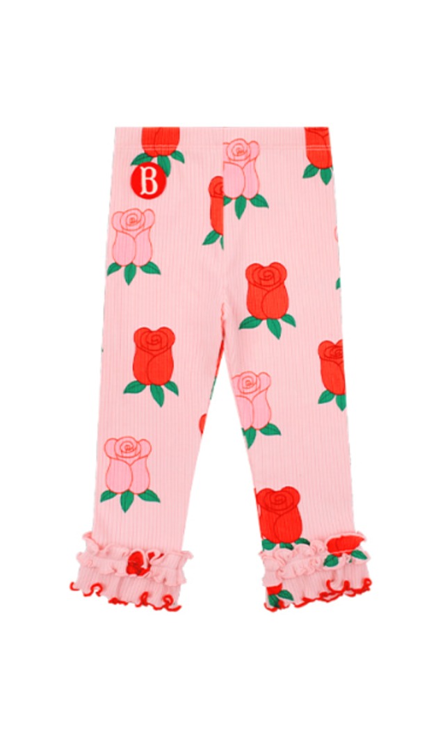 [BEBE DE PINO] All over rose baby frill leggings 正規品 韓国ブランド 韓国ファッション 韓国代行 韓国通販 ベベドピノ bebedepino 日本 店舗 韓国 子供服