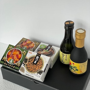 極上缶詰セレクションシリーズ　日本酒と極上缶詰セット竹