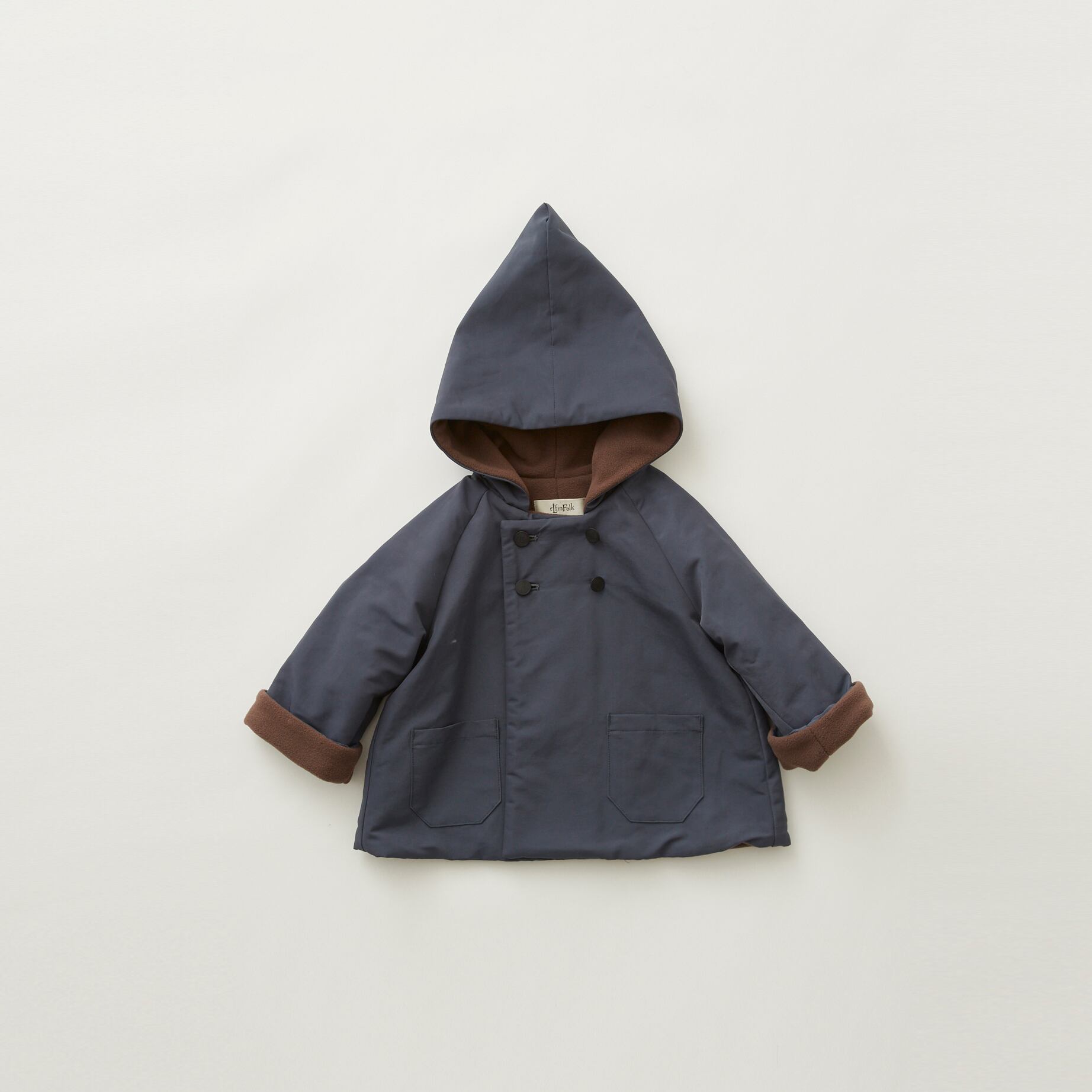eLfinFolk(エルフィンフォルク)/ elf coat / bluegray / 110,120,130cm  