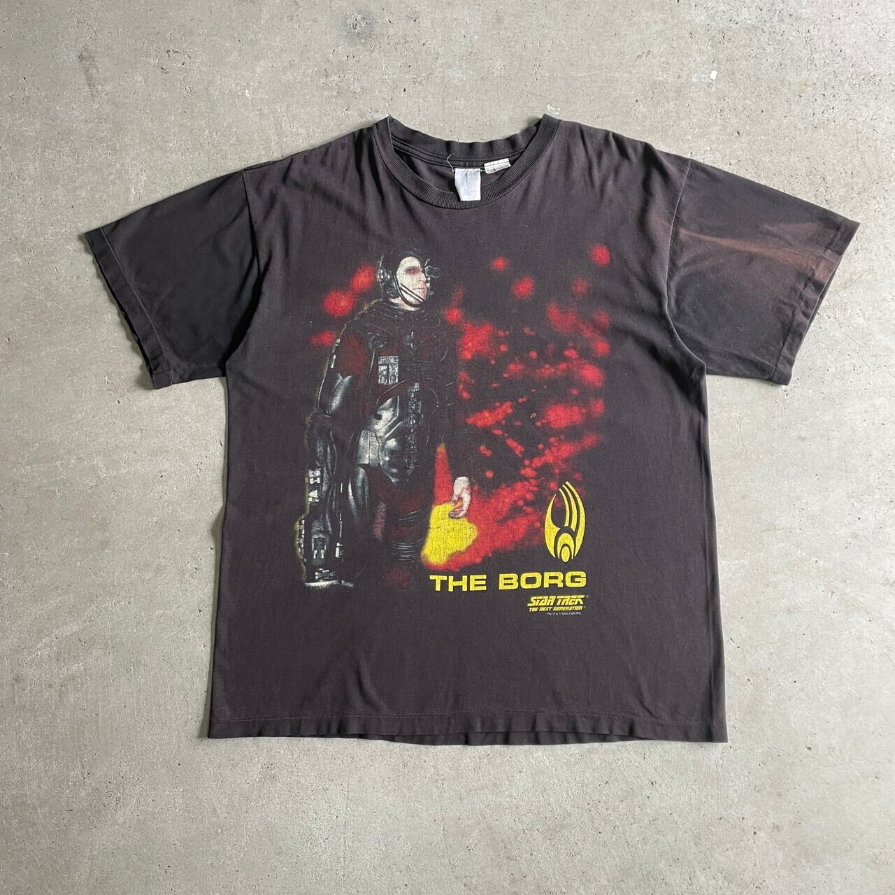 90's USA製 スタートレックBORGムービーtシャツアメカジvintage 雰囲気系 90年代 STAR TREK スタートレック THE NEXT GENERATION THE