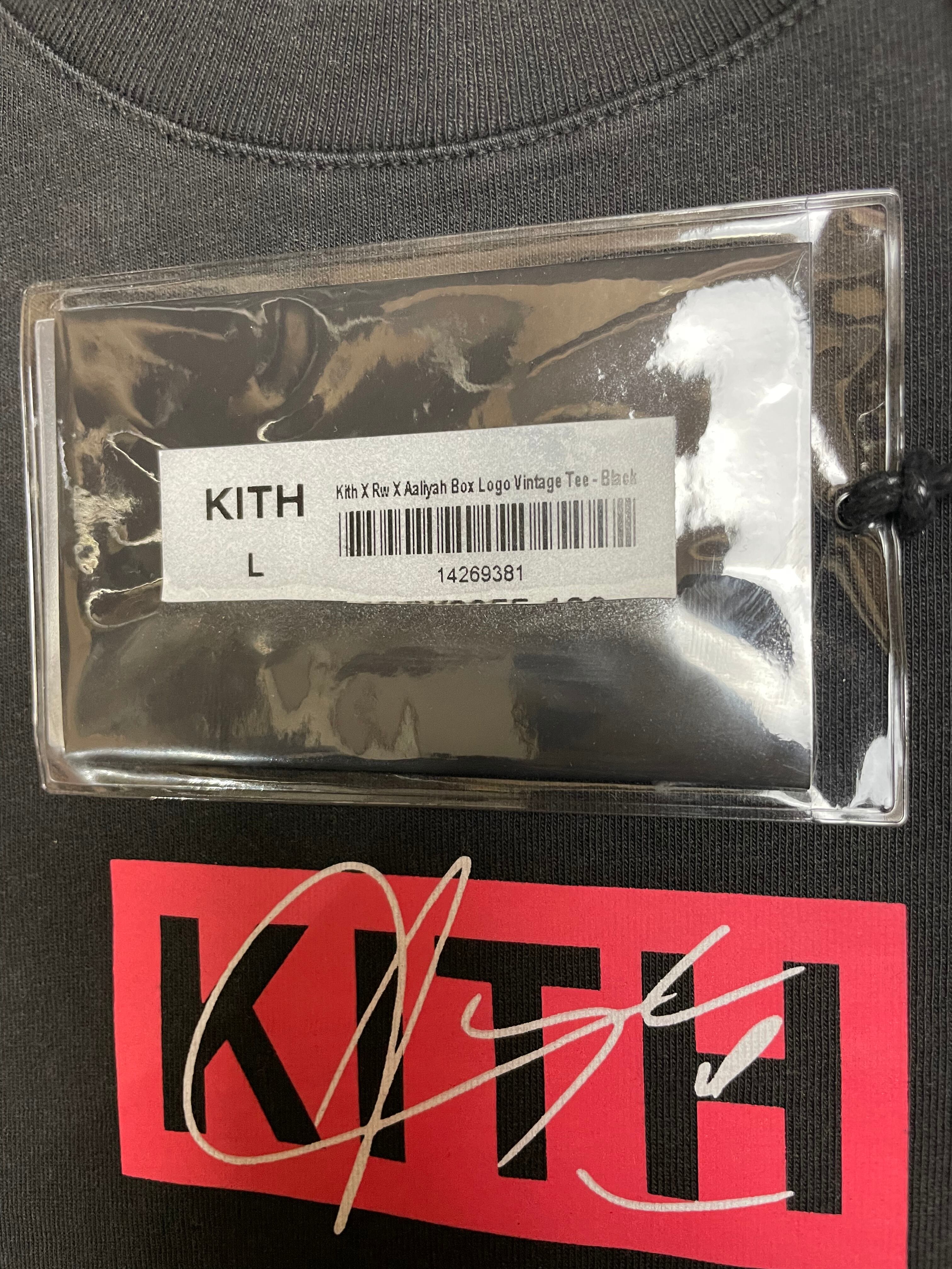 Kith × Rw × Aaliyah Box Logo Vintage Tee | M＆M Select shop