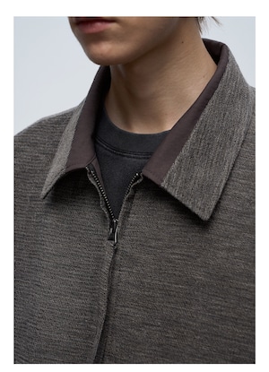 DECESOLO 25AW 染め加工 ジッパージャケット